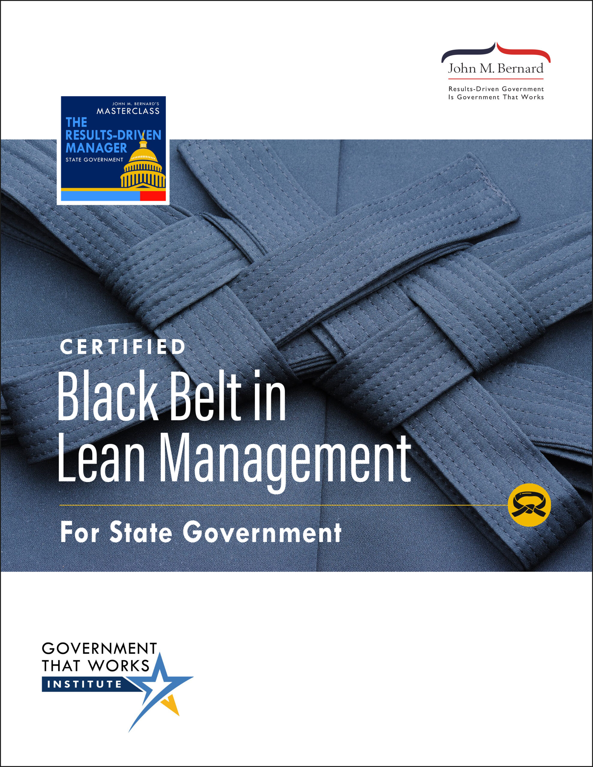 Black Belt Certification, Cover