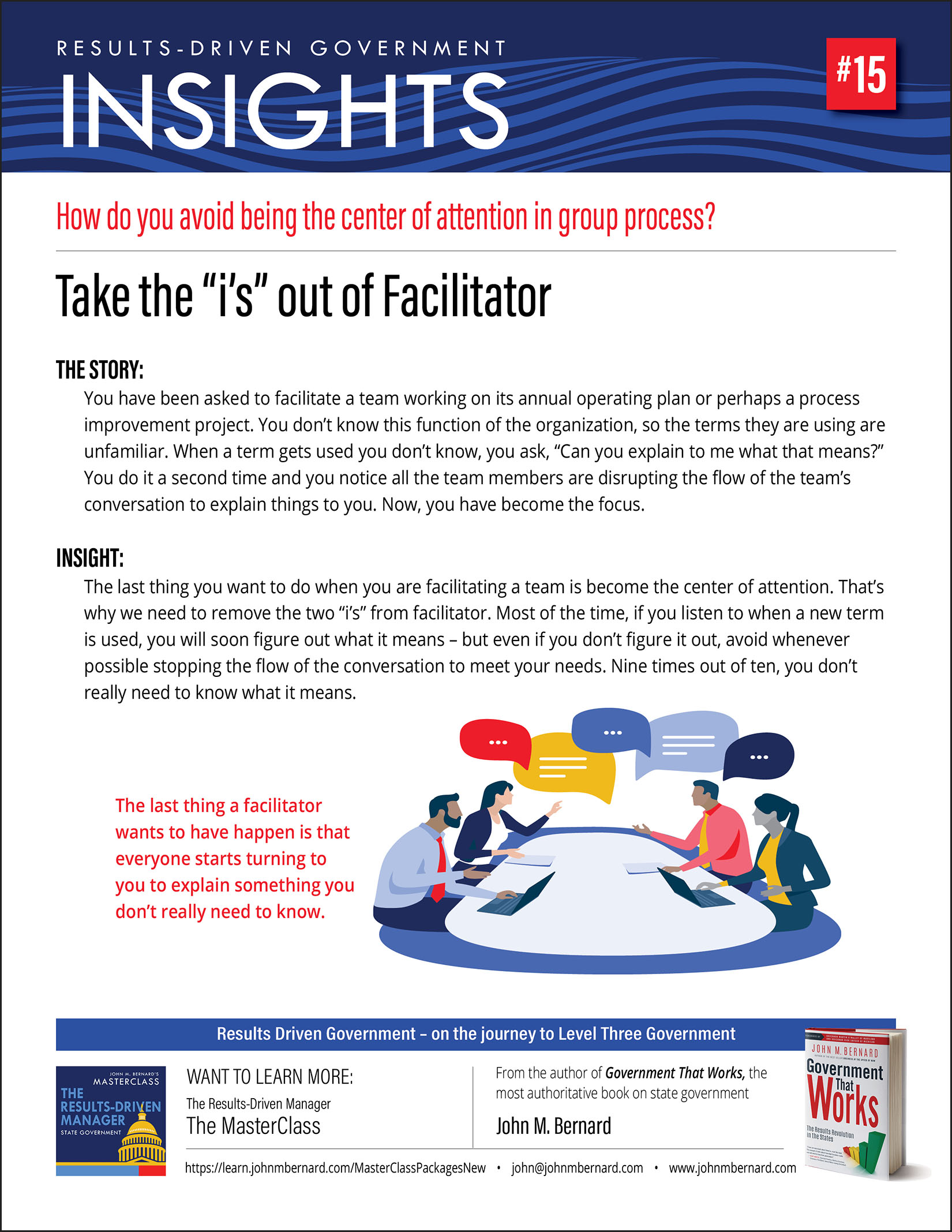 Insight #15 - Take i out of Facilitator